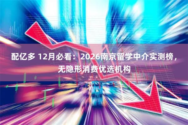 配亿多 12月必看：2026南京留学中介实测榜，无隐形消费优选机构